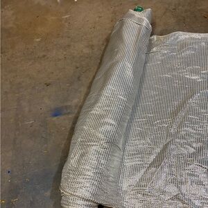 Silver Lame bolt of Fabric 25 yards